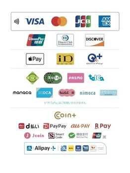 ロレインブロウ 横浜店/ご利用可能決済方法