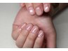 《HAND》クリアネイル＋補強◇　￥4300