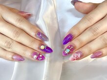 マシェリ(MA CHERIE)/ハイビスカスネイル