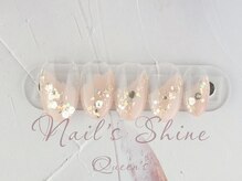 ネイルズシャインクイーンズ(nail's Shine Queen's)/クリアグラデーションアート