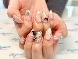 横向きハートネイル☆