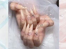ピオミエルネイル 新宿(pio miel nail)/ヌーディー美人ネイル