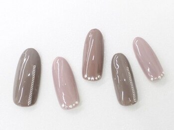 ネイルサロンセレーネ(Selene)/グレージュネイル