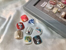 親指2本アート(オフ込)¥4980