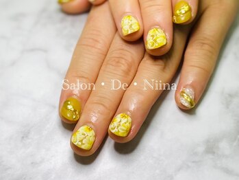 サロンドニーナ(Salon De Niina)/手描きフラワー*°