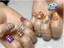 アトリエループ(atelier Loop by shiho)/カラフルポップネイル