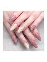 ミラーチェックネイル☆
