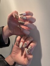 クリア(Clear)/brown × christmas＊