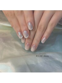 シンプル先端マグネットネイル♪