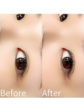 アイラッシュフォーティーファイブ(eyelash forty-five)/フラットラッシュ70本リペア