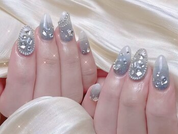シーアンドビーネイル(C&B Nail)/ラメグラデーション