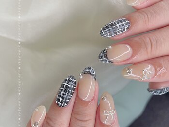 ココナッツネイル/ツイードネイル