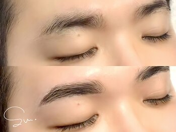 スー 千種 今池(Suu.)/メンズ眉毛wax+パーマ