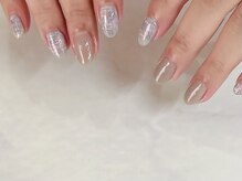 ツイードネイル☆ふわふわニュアンス