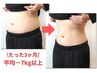 【3ヶ月で-7kg以上】初回カウンセリング+痩身美容整体◎初回90分¥9900→¥4980