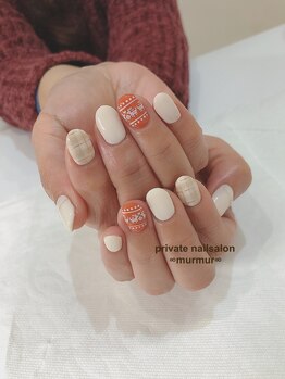 プライベート ネイルサロン マーマ(murmur)/チェックネイル