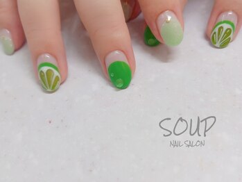 スープ(SOUP)/ライム フルーツ ぷっくり