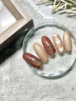 ハートガーリーネイル