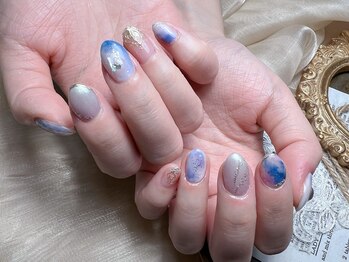 ミスユー(Miss U)/blueネイル