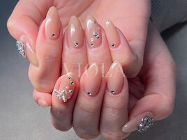 ナチュラル/蝶々/ちゅるん