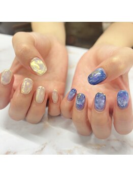 ガレ(Galet)/ちぐはぐネイル!