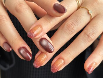 マグネット　ニュアンスネイル