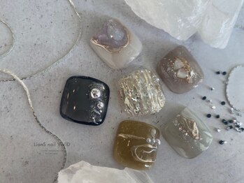 リアンスネイル ヴィヴィッド 岡山店(LianS nail ViViD)の写真/【フットバス・ケア込】お洒落女子は季節感満載で楽しんじゃう♪長持ちフットネイルで年中無敵の足先に♪