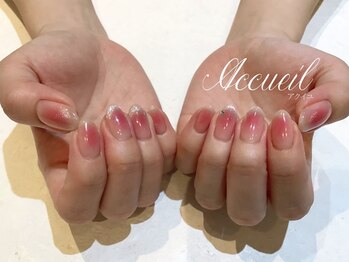 アクイユ 銀座店(ACCUEIL)/マグネットフレンチネイル