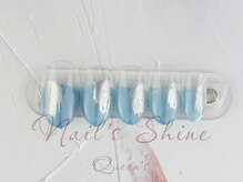 ネイルズシャインクイーンズ(nail's Shine Queen's)/クリアグラデーションアート