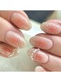 クレアラルーチェ 京都伏見桃山店(Crea la Luce) キラキラチークネイル