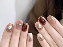 センスネイル 池袋店(Sense Nail)/ニュアンス冬デザイン