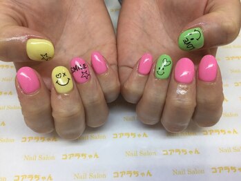 ネイルサロン コアラちゃん/【ニコちゃんネイル☆