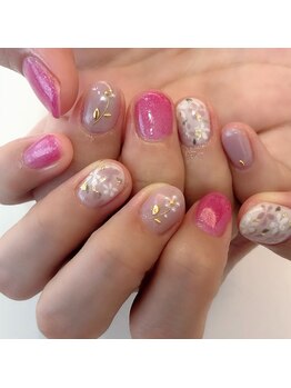 グラマラス アンジェアイ 荻窪店(glamourous ange eye)/ガーリーネイル