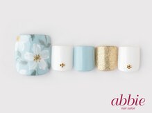 ネイルサロンアビー 北千住店(abbie)/ウィンターフラワー　￥11858