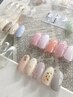 【HAND NAIL】ジェルネイルアート10本¥11,000