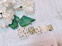 ネイルサロン&スクール ジーナ(GINA)/ぷっくりお花ネイル