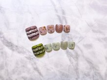 ブリオン 六本松店(Bullion)/フット　バレンタインネイル