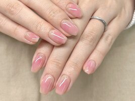 桃ネイル
