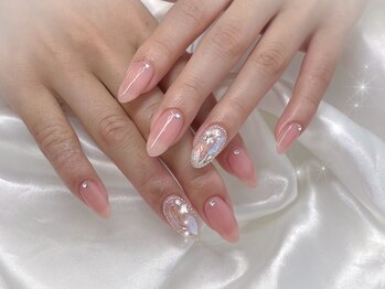 インザピンクリリー(in the pink LILY)/きれいめネイル