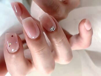 エムディーエーネイル(M.D.A NAiL)/オフィス映え☆シンプルアート1