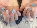 クリアブルー×ストーンアート