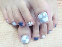 ネイルエルーシェ 立川店(Nail Ercher)/フット/ハート/ラインストーン
