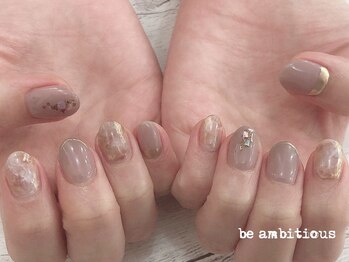 ネイルサロンアンドスクール ビーアンビシャス(be ambitious)/ニュアンスネイル★7800円