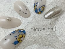 ニコルネイル(nicole nail)/H1154 Line flower