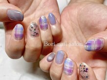 ボリ(Bori)/チェックネイル