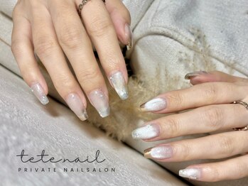 テテネイル(tete.nail)の写真/季節感のある最旬ネイルで指先を彩ります!美しさを求める全ての女性の為に。高技術×仕上がりに定評◎