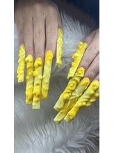 クロスネイル 渋谷店(CROSS nail)/マットイエローネイル