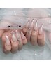 ★ソフトジェル★ワンホンネイル★マグネットフレンチ ¥7980 →6980