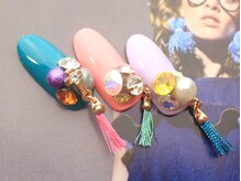 ネイルサロン ティディ(TIDY)/フリンジパーツは¥1000
