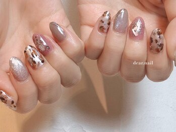 ディアネイル(dear.nail)/ニュアンスレオパード☆